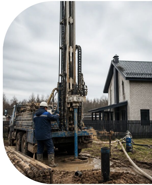 Бурение скважин на воду под ключ в Сегеже от 124860 р. | АПаруса-Сгж